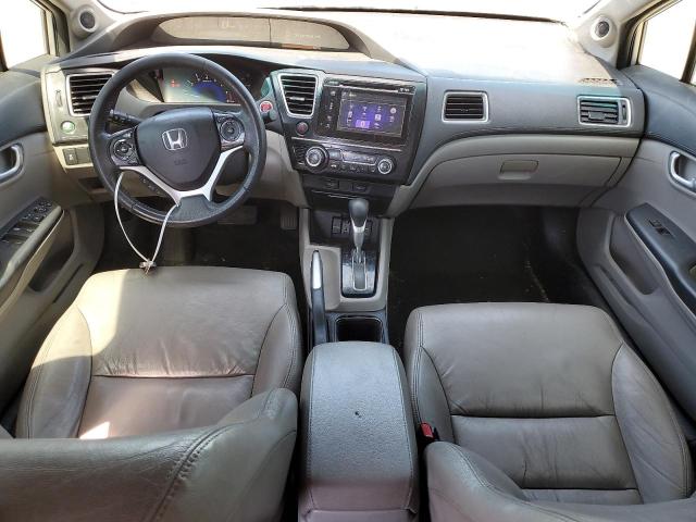 19XFB2F93EE217482 - 2014 HONDA CIVIC EXL ნაცრისფერი ფოტო 8