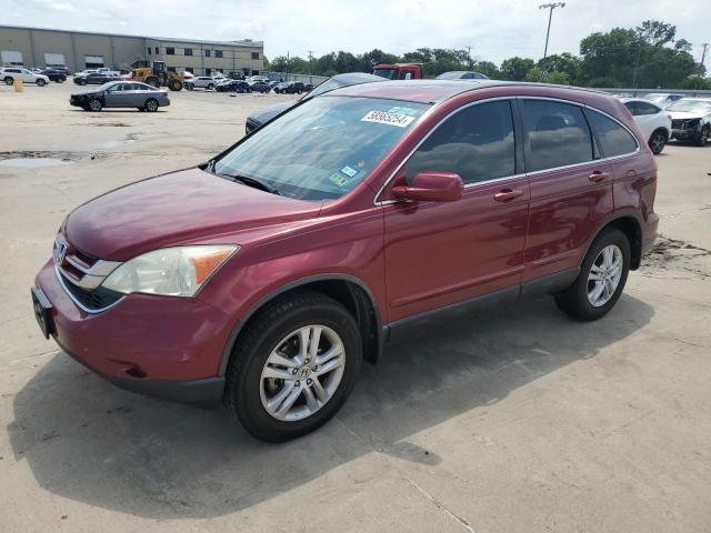 5J6RE3H7XBL040514 - 2011 HONDA CR-V EXL BURGUNDY photo 1