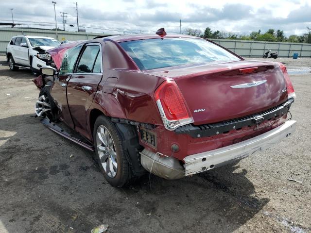 2C3CCAKGXLH146110 - 2020 CHRYSLER 300 LIMITED BURGUNDY photo 3