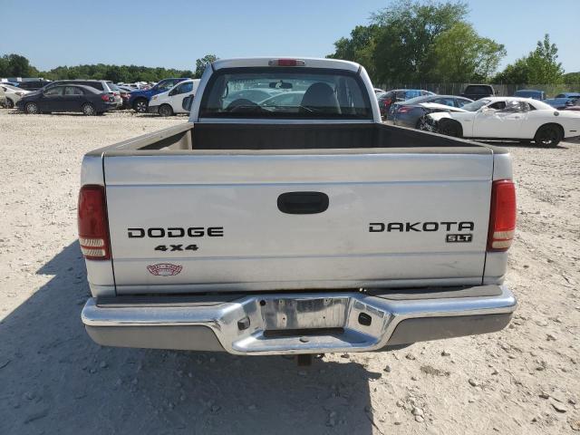 1D7HG42X33S378649 - 2003 DODGE DAKOTA SLT SILVER photo 6