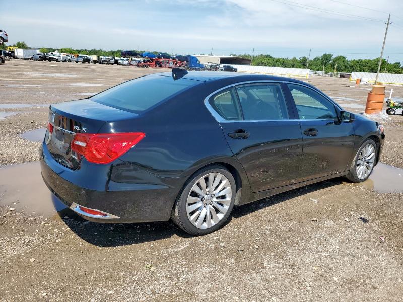 JH4KC1F93EC005855 - 2014 ACURA RLX ADVANCE BLACK photo 3