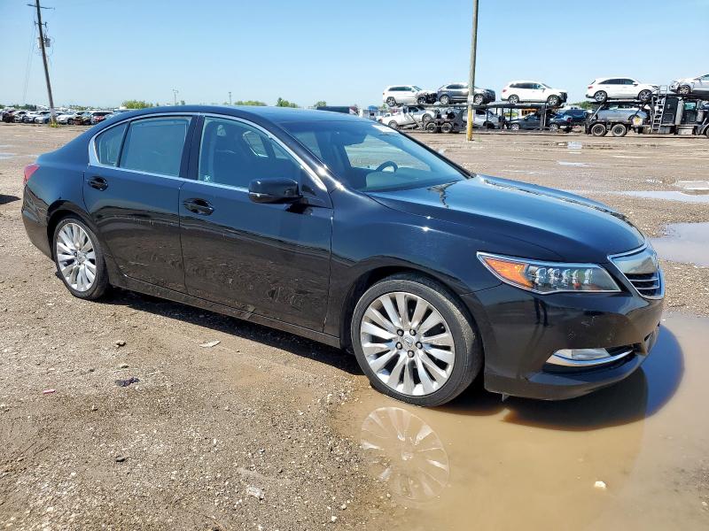 JH4KC1F93EC005855 - 2014 ACURA RLX ADVANCE BLACK photo 4