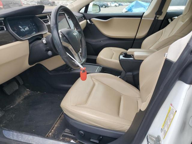 5YJSA1E20GF138039 - 2016 TESLA MODEL S WHITE photo 7