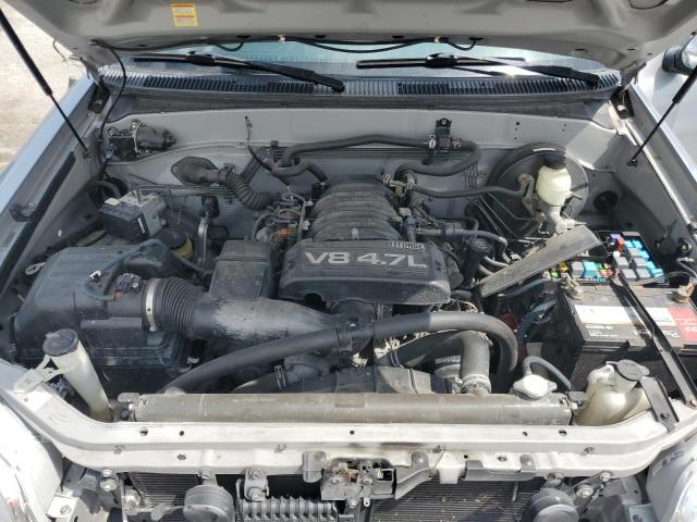 5TBRT34166S475878 - 2006 TOYOTA TUNDRA ACCESS CAB SR5 SILVER photo 11