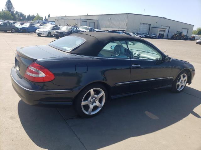 WDBTK75J45F136328 - 2005 MERCEDES-BENZ CLK 500 BLUE photo 3