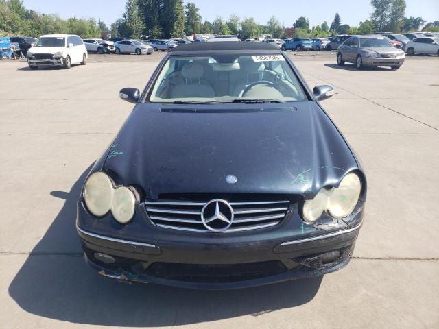 WDBTK75J45F136328 - 2005 MERCEDES-BENZ CLK 500 BLUE photo 5