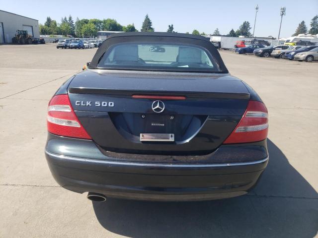 WDBTK75J45F136328 - 2005 MERCEDES-BENZ CLK 500 BLUE photo 6