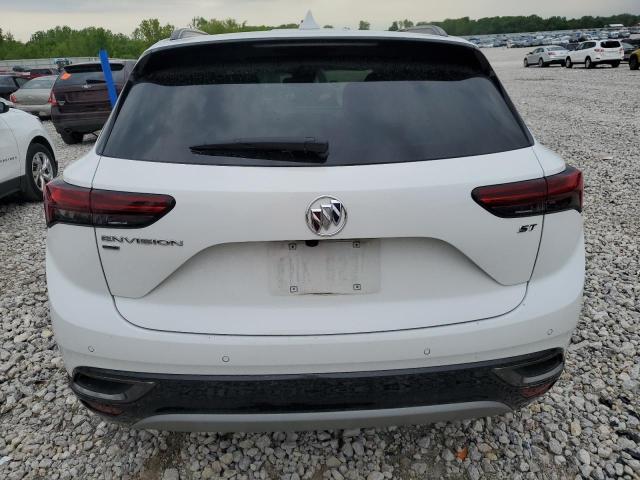 LRBFZMR46ND113589 - 2022 BUICK ENVISION PREFERRED WHITE photo 6