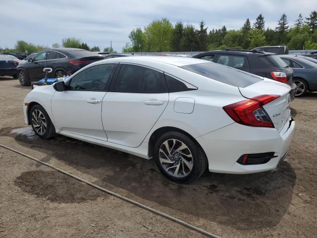 2HGFC2F80HH035835 - 2017 HONDA CIVIC EX WHITE photo 2
