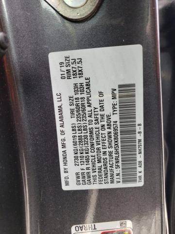 5FNRL6H5XKB069574 - 2019 HONDA ODYSSEY EX Silber Foto 13
