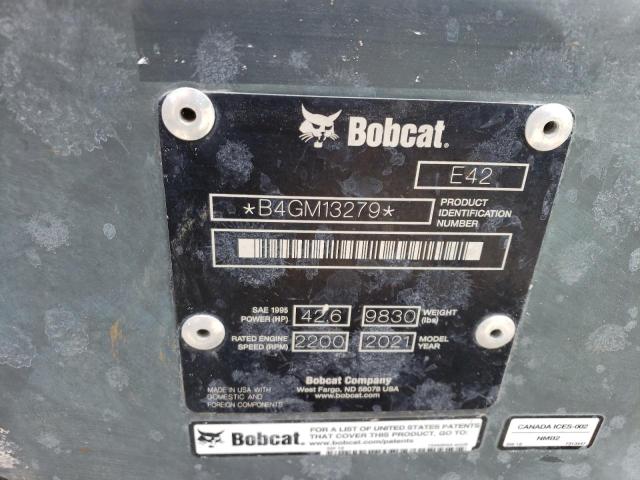 B4GM13279 - 2021 BOBCAT SKIDSTEER WHITE photo 10