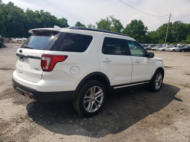 1FM5K8D8XGGC10200 - 2016 FORD EXPLORER XLT WHITE photo 3