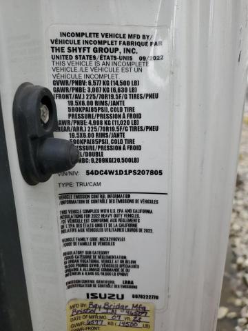 54DC4W1D1PS207805 - 2023 ISUZU NPR HD 白色 照片 13