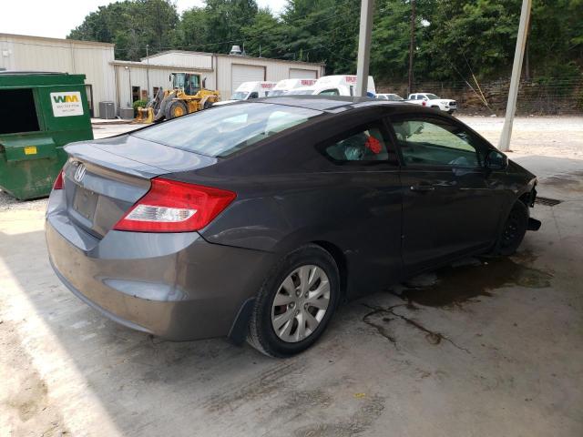 2HGFG3B53CH544297 - 2012 HONDA CIVIC LX GRAY photo 3