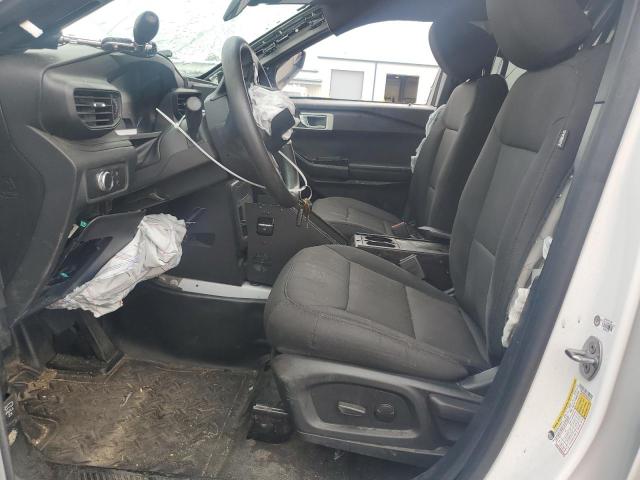 1FM5K8AB7MGA42527 - 2021 FORD EXPLORER POLICE INTERCEPTOR თეთრი ფოტო 7