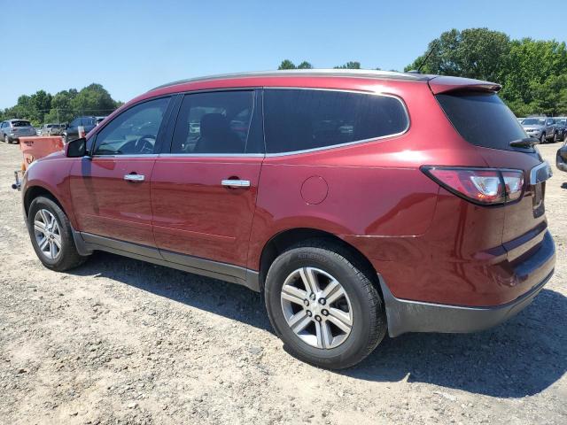 1GNKRHKD2FJ143605 - 2015 CHEVROLET TRAVERSE LT RED photo 2