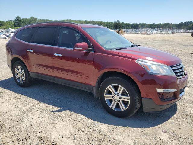 1GNKRHKD2FJ143605 - 2015 CHEVROLET TRAVERSE LT RED photo 4