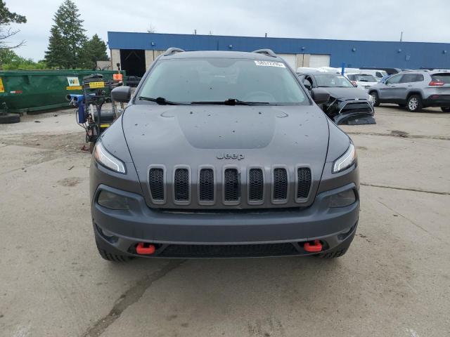 1C4PJMBS7HW509822 - 2017 JEEP CHEROKEE TRAILHAWK GRAY photo 5