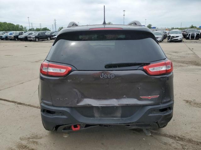 1C4PJMBS7HW509822 - 2017 JEEP CHEROKEE TRAILHAWK GRAY photo 6
