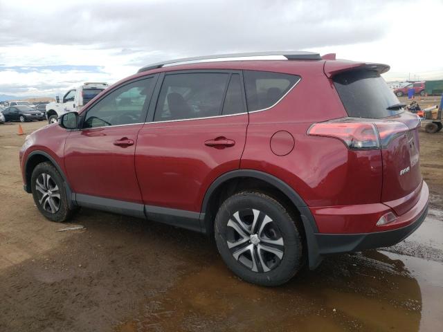 2T3BFREV1JW826370 - 2018 TOYOTA RAV4 LE RED photo 2