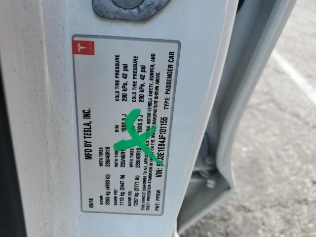5YJ3E1EB4JF101155 - 2018 TESLA MODEL 3 WHITE photo 13
