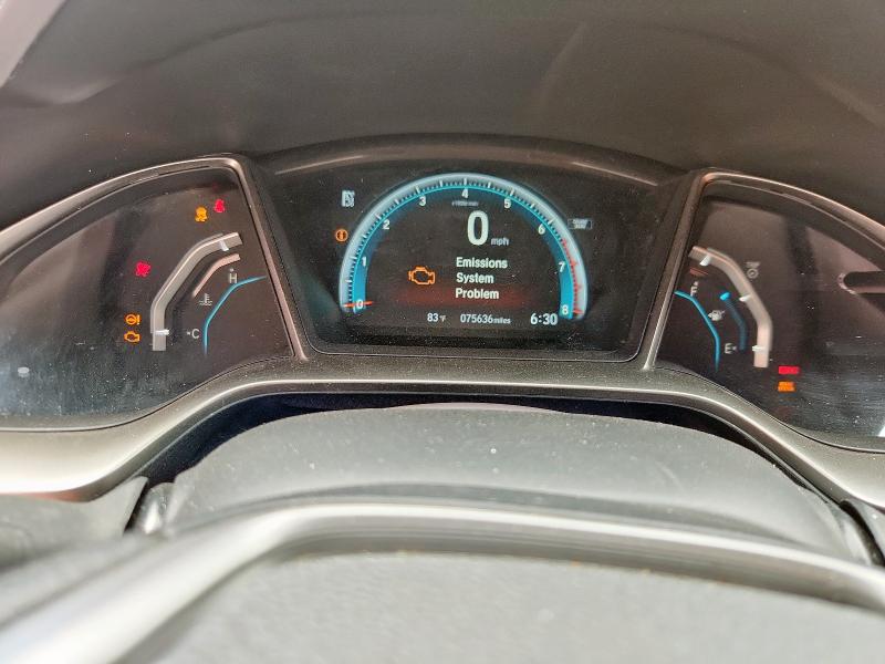 SHHFK7H52JU226491 - 2018 HONDA CIVIC EX WHITE photo 9