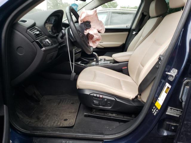 5UXXW3C50G0R22203 - 2016 BMW X4 XDRIVE28I BLUE photo 7