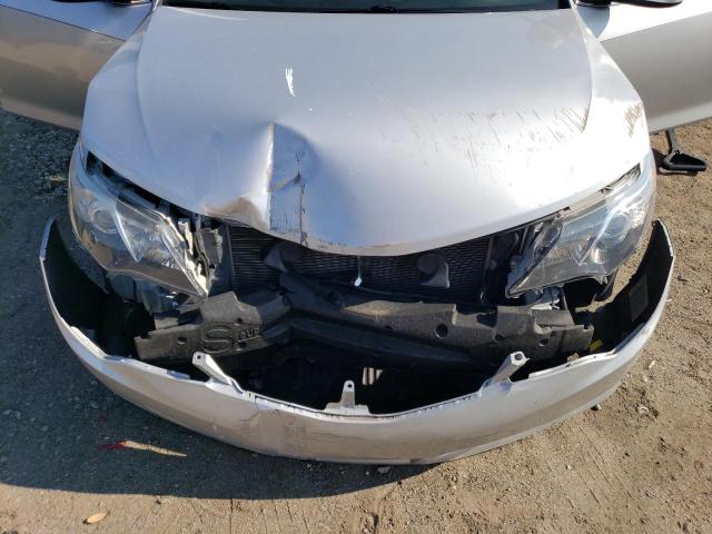 4T1BF1FK7CU135443 - 2012 TOYOTA CAMRY BASE SILVER photo 11