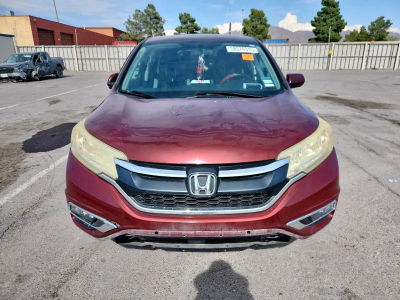2HKRM3H52GH528813 - 2016 HONDA CR-V EX BURGUNDY photo 5