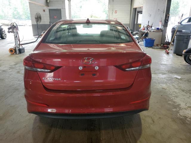 5NPD84LFXJH322103 - 2018 HYUNDAI ELANTRA SEL RED photo 6