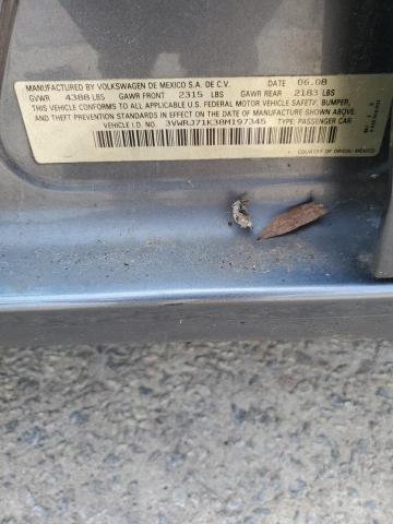 3VWRJ71K38M197345 - 2008 VOLKSWAGEN JETTA WOLFSBURG 灰色 照片 12