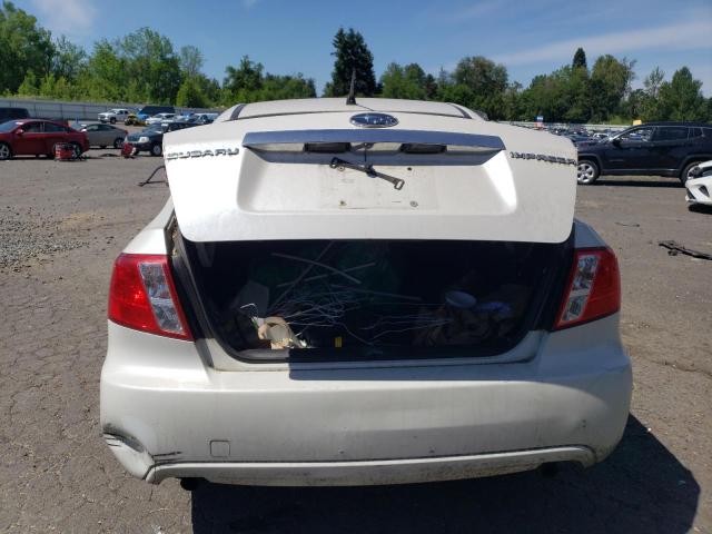 JF1GE61608H516948 - 2008 SUBARU IMPREZA 2.5I WHITE photo 6