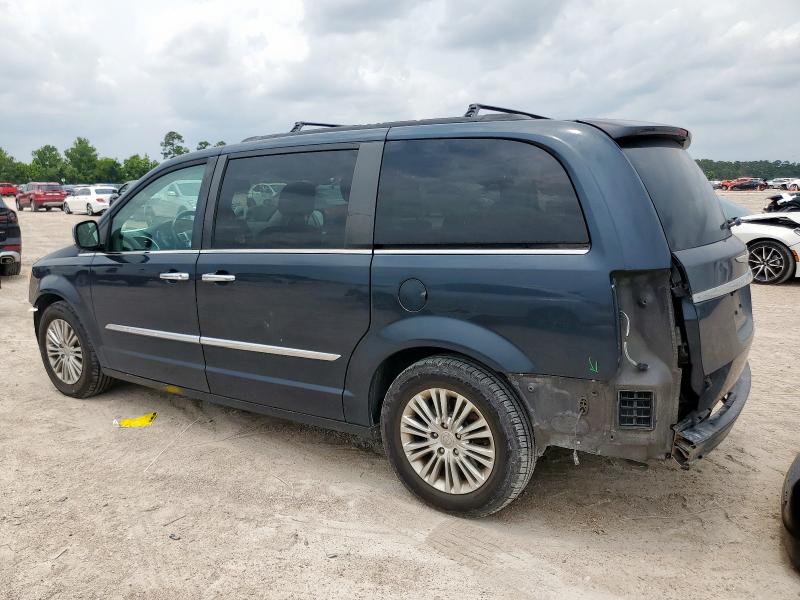 2C4RC1CG6DR663534 - 2013 CHRYSLER TOWN & COU TOURING L BLUE photo 2