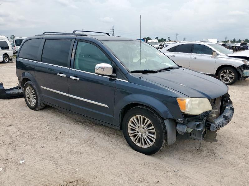 2C4RC1CG6DR663534 - 2013 CHRYSLER TOWN & COU TOURING L BLUE photo 4