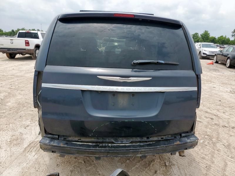 2C4RC1CG6DR663534 - 2013 CHRYSLER TOWN & COU TOURING L BLUE photo 6