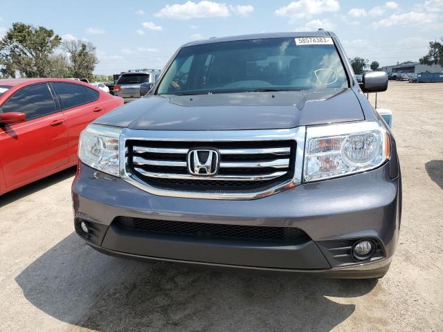 5FNYF3H58EB013445 - 2014 HONDA PILOT EXL CHARCOAL photo 5