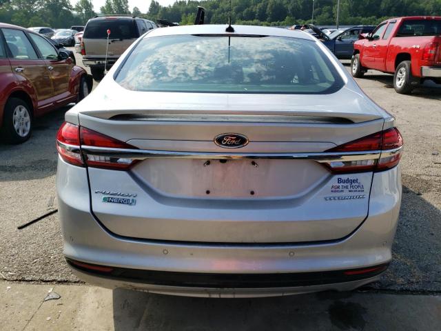 3FA6P0SU4HR352778 - 2017 FORD FUSION TITANIUM PHEV SILVER photo 6