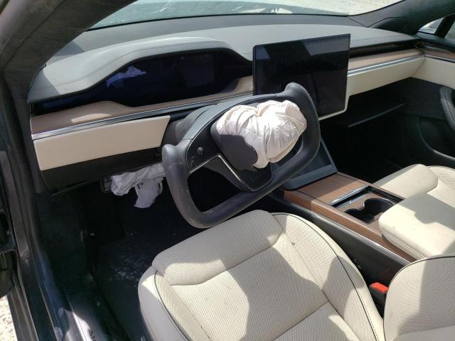 5YJSA1E67MF431595 - 2021 TESLA MODEL S Մոխրագույն լուսանկար 8