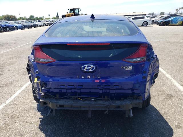 KMHC65LC7NU271518 - 2022 HYUNDAI IONIQ BLUE BLUE photo 6