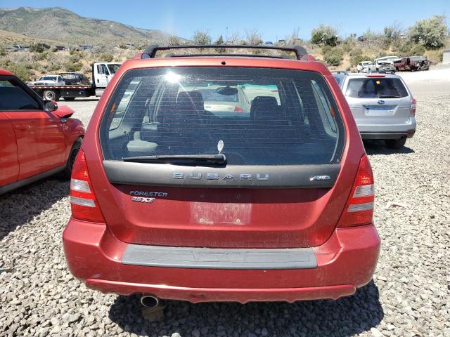 JF1SG69634H724907 - 2004 SUBARU FORESTER 2.5XT RED photo 6