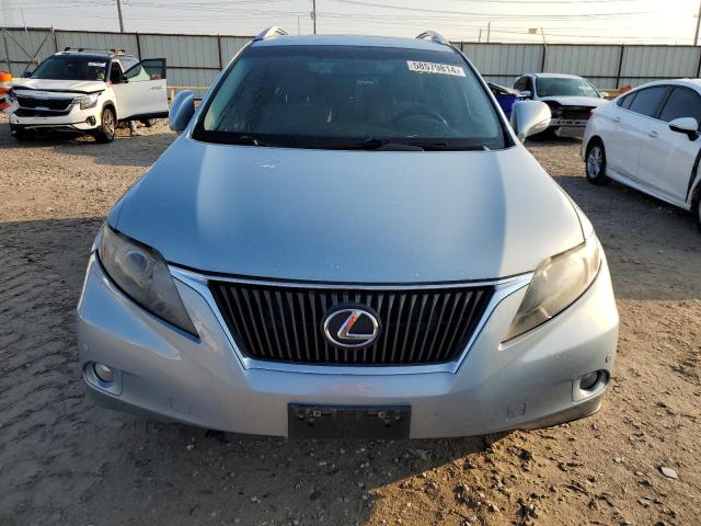 2T2ZK1BA8BC060741 - 2011 LEXUS RX 350 SILVER photo 5