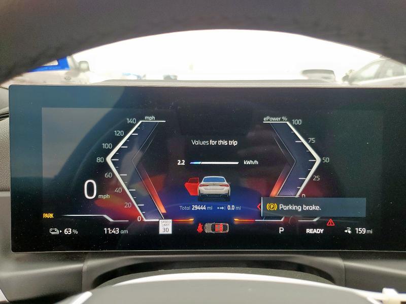 WBY73AW00RFS35851 - 2024 BMW I4 EDRIVE 40 WHITE photo 9