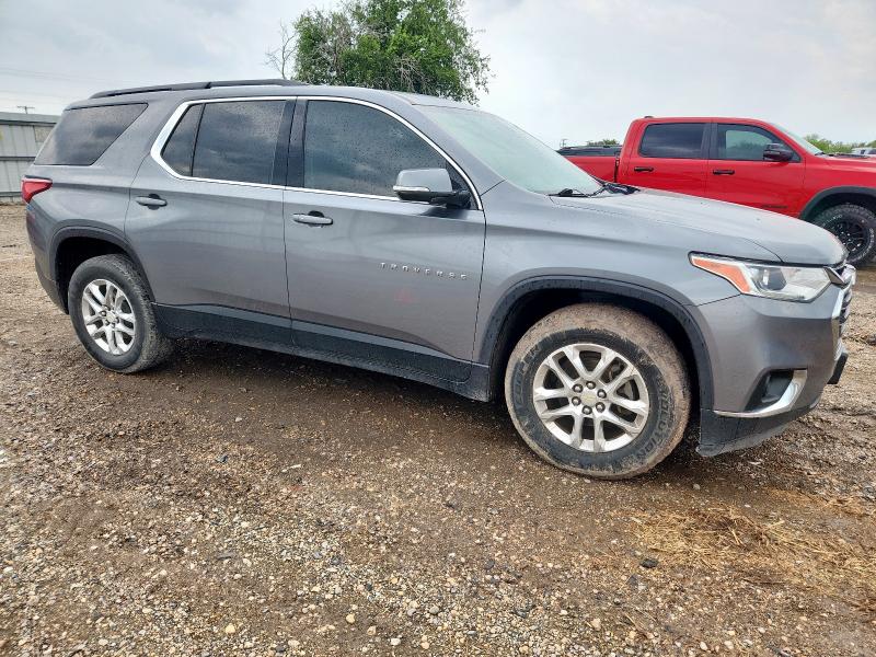 1GNERGKW3KJ235485 - 2019 CHEVROLET TRAVERSE LT ნაცრისფერი ფოტო 4
