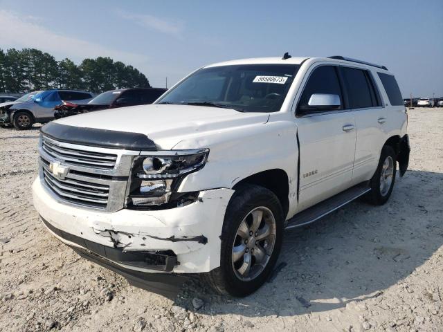 1GNSCCKC3FR201444 - 2015 CHEVROLET TAHOE C1500 LTZ WHITE photo 1