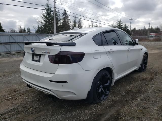 5YMGZ0C59ALK13256 - 2010 BMW X6 M WHITE photo 4