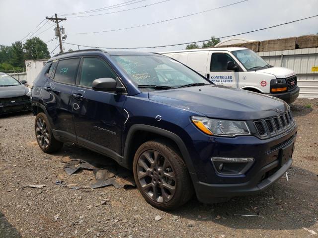 3C4NJDEB7MT573040 - 2021 JEEP COMPASS 80TH EDITION BLUE photo 4