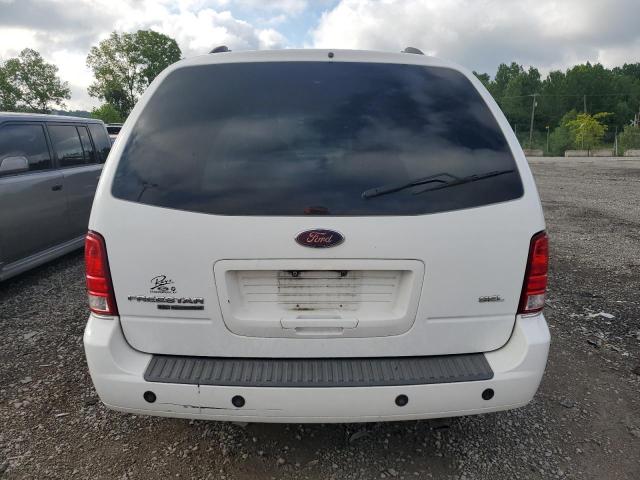 2FMZA52257BA13640 - 2007 FORD FREESTAR SEL WHITE photo 6