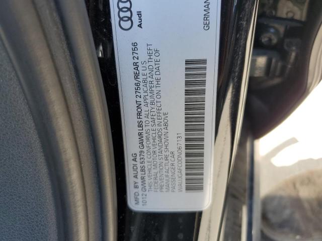 WAUJGAFC0DN067131 - 2013 AUDI A6 PRESTIGE 黑色 照片 12