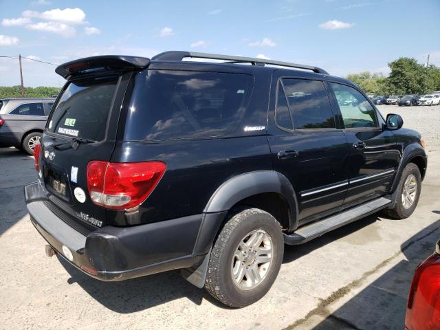 5TDBT48A76S269476 - 2006 TOYOTA SEQUOIA LIMITED BLACK photo 3