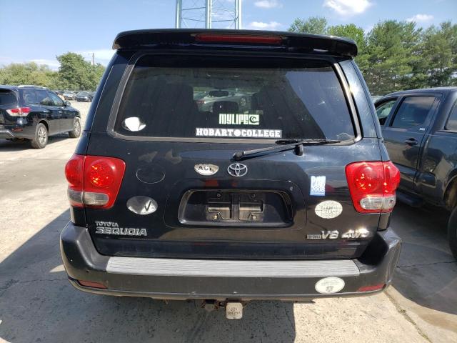 5TDBT48A76S269476 - 2006 TOYOTA SEQUOIA LIMITED BLACK photo 6